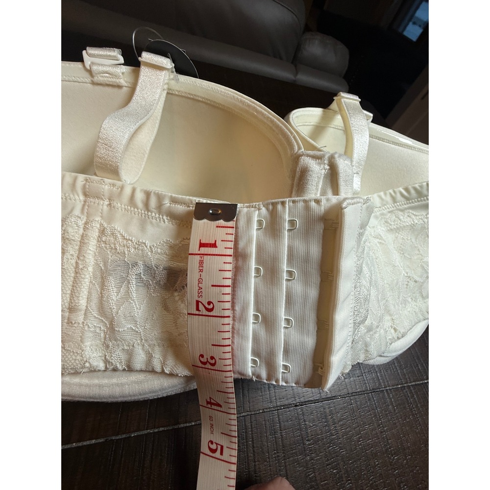 Torrid 46DDD Bombshell Ever Strapless Boost Bra Removable Multi Way Straps White - Picture 6 of 11